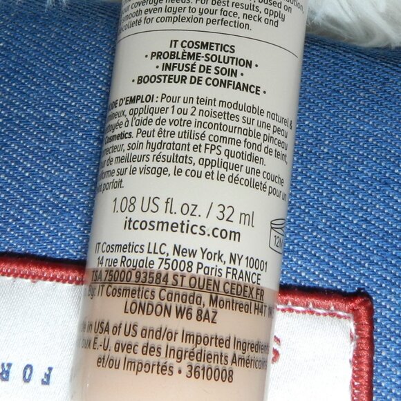 it cosmetics CC+ Nude Glow Foundation SPF 40 + Glow Serum Medium 🆕FAST😮💨⚡🚚 - Picture 10 of 16